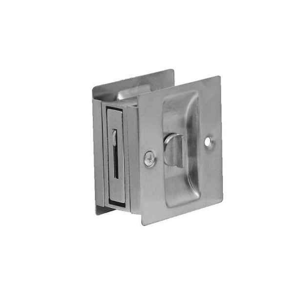 Don-Jo Square Privacy Pocket Door Lock PDL101625 - main